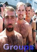 Click here for galleries of groups of guys with hairy faces